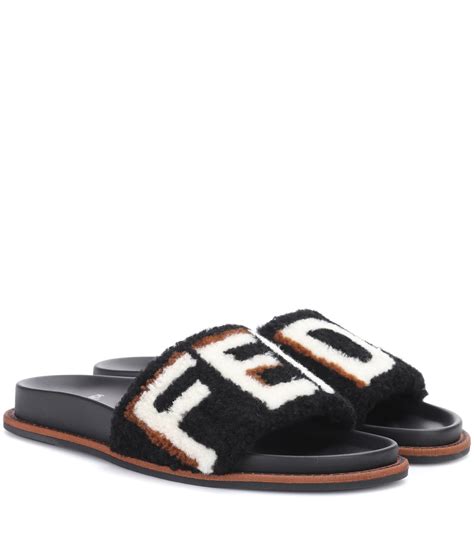 fur fendi slides|fendi slides on sale.